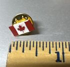  lot Of 10  Canadian Canada Flag Lapel Pin   mini Metal 1 2    Long New