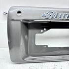 1996-2002 Toyota 4runner  Rear Tailgate Hatch  License Plate Trim Oem  Gray 