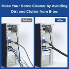 100 Ft  1 4  Split Wire Loom Conduit Polyethylene Tubing Black Color Sleeve Tube