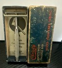 Vintage Christy Safety Razor With The Massage Bar original Box   Instructions