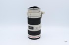 Canon 70-200mm F 4 L Is Usm Ef-mount Lens  White  With Caps  Case    Hood