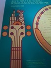 Concert Poster Vintage 17 x22  Of Wfmt Folk Festival With Autographs 1985 Chicag