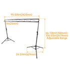 8 Ft Dj Booth Truss Kit Lighting Stage Stand W  Lighting Stand Truss Dual Tripod