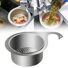 Stainless Steel Swan Sink Strainer Basket Kitchen Sink Drain Basket For Sink Et