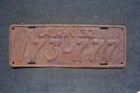 1932 Arkansas License Plate   173-777