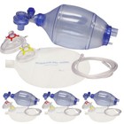 Cpr Training Bag Valve Mask  bvm  Set For Adult   Child - 4-pack First Aid Kit