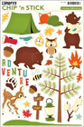 October Afternoon  campfire  - Rare Collectors Sticker   Embellishments