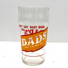 Vintage Dad s Rootbeer Soda Pop Tumbler Retro Diner Glass Advertising