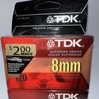 Lot Of 2 Tdk 8mm 120 Mp Superior Grade Camcorder Video Blank Tapes 120mp Sealed