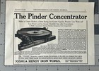 Vintage Print Ad Pinder Concentrator Joshua Henry Iron Works San Francisco 1907