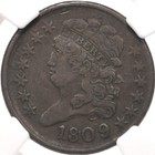 1809 1 2c Ngc Vf30 Classic Head Half Cent Copper