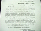 Civil War North Carolina Chowan River Albemarle Sound Confederate Raiders Order