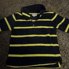The Children   s Place Boys 7 8 Quarter Zip Fleece Pullover Navy Green Stripe