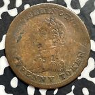 1814 Lower Canada Wellington 1 2 Penny Half Penny Token Lot e9231
