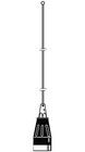 Vhf 2m 4 1db Gain Nmo 136-174 Mhz Mobile Radio Antenna - Ham Motorola Xtl Cdm