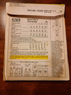 Vintage Sewing Pattern Mccall s 9269 Misses  Dresses Sz 14  Bust 36 Cut