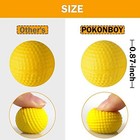 Upgraded 500-round Balls Refill Pack Compatible With 0 87   Yellow