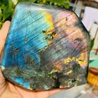 793g Natural Gorgeous Labradorite Quartz Crystal Stone Specimen Healing
