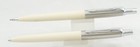 Parker Jotter White Ballpoint Pen   0 9mm Pencil Set - New In Box - Usa - 1970