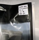 Jax Model 3 0 Batting Gloves  Gray Strap Cuff Rh Web Youth Medium