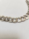 Trifari Silver Tone Chain Link Statement Necklace 18  Adjustable