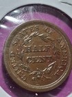 1851 Braided Half Cent  Ms  Bu  Brown  High Rated  Collectors Choice 