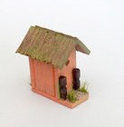 Dollhouse Miniature Tiki Surf Shack Birdhouse 1 12 Scale Rustic Artisan Ter