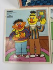 Vintage Playskool Sesame Street Wood Puzzles Lot 7 Usa Barney Disney Minnie