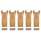 5 Pack V17syl Bucket Teeth With V17pn Flex Pins Fits Backhoe Loader Excavator