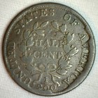 1804 Draped Bust Copper Half Cent Us Type Coin Vg C6 Variety Rare Crosslet 4 Stm