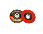 Lot Of  10  Ceramic Flap Disc Grinding Wheel 4-1 2 x7 8   60 Grit 550508