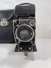 Vtg Zeiss Ikon Cerrette 500 Folding Camera Tessar Lens Compur Shutter W  Case