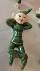 Set Of 4 Vintaged 1950 S Era Christmas Pixie elf Made In Japan