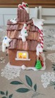 Beautiful Clay Gingerbread House Candy Christmas Glitter Light Up Decor 7 