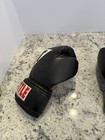 Title Classic Boxing Gloves Reg Black Red Hook Loop Training Mma Used