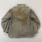 Vintage M-51 Us Military Field Jacket Sz M Korean War Hooded Distressed Read