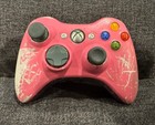 Official Microsoft Xbox 360 Pink Wireless Controller    Works Great  Authentic 