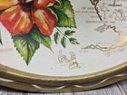 Vintage Florida State Round Souvenir Metal Tray Bowl Collectible 