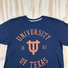 Nike University Of Texas Longhorns T-shirt Mens Navy Blue Graphic Tee 1883 Logo