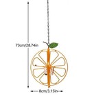 Oriole Feeders Outdoor Jelly   Orange Metal Bird Feeder Garden Wild Bird Feed   