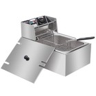6l 6 3qt Commercial Electric Deep Fryer Restaurant Stainless Steel Home Family
