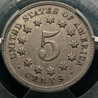 1868 Shield Nickel Au55 Pcgs About Uncirculated Coin