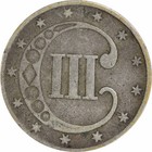 1853 Three Cent Silver Vg Uncertified  949