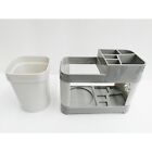 Toothbrush Toothpaste Plastic Stand Holder With Single Cup Bathroom Storage