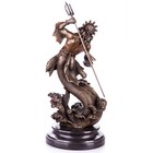 Poseidon  Greek God Of The Sea Bronze Sculpture