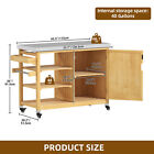 Outdoor Grill Carts With Storage Cabinet Food Preparation Cart Dining Table Cart