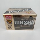 Vintage Maxell Xl High Bias Blank Audio Cassette Tape 5 Pack Sealed New Arrival