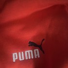 Puma Men s Red Solid Hoodie   Pants Sweatsuit Set Logo Drawstring 2pc Size L