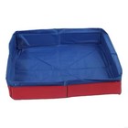 Red Large Foldable Dog Pool For Convenient Storage And Travel Water Play