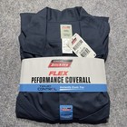 Dickies Flex Performance Mens Coverall Xxl Navy Blue Long Sleeves Zip button New